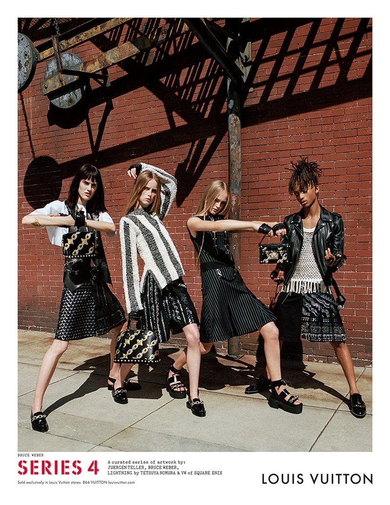 Jaden Smith en la campaña 2016 de Louis Vuitton. Fotografía: Louis Vuitton